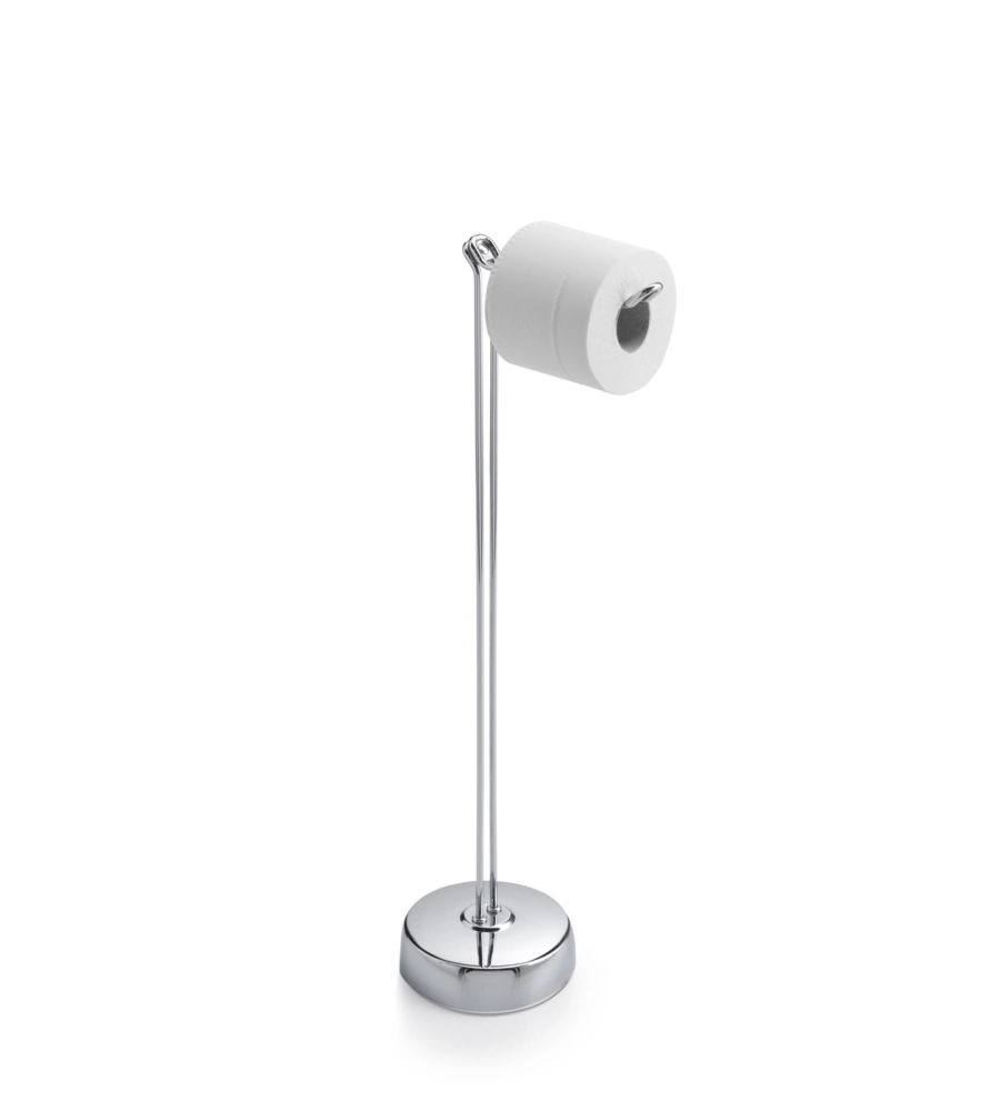 PIANTANA PORTA ROTOLO "MINU" CROMO, H61 CM
